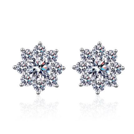 Glacier Flower Studs